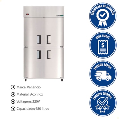 Mini Câmara Eco Compact Venâncio 4 Portas 220V MCEDAV4P - foto 4