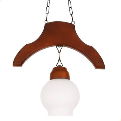 Pendente Muller Sela de Cavalo 1 Lâmpada Envelhecido 931E - foto 4